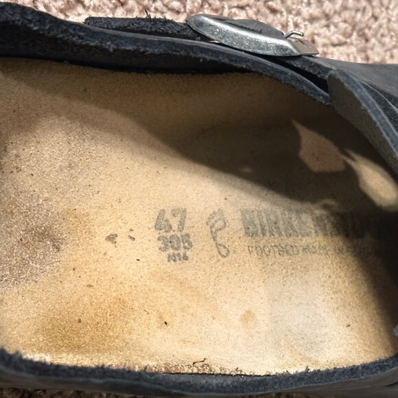 Birkenstock Londons - Black Oiled Leather - Mens 47 (US14) main image 8